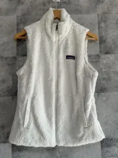 【美品】パタゴニア ロスガトスベスト　ボア ベスト ホワイト　M 前開き