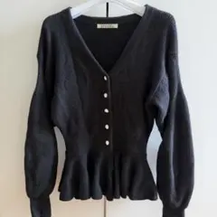 ペプラムニット ニット