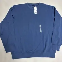 ユニクロ スウェットシャツ ブルー XL