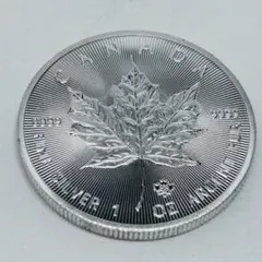 1996年 メイプルリーフ銀貨 カナダ 1オンス 純銀 カナダ メイプルリーフ銀貨 1オンス 1996年 - メルカリ
