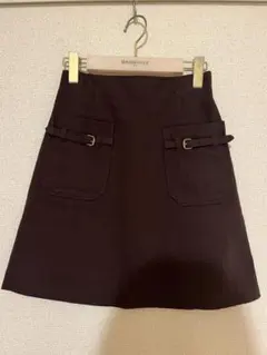 【ミミ様専用】majestic legon ダークブラウン ミニスカート M