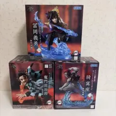 鬼滅の刃 XrossLinkフィギュア 竈門炭治郎 冨岡義勇 猗窩座