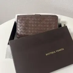 【超お得！】BOTTEGA VENETA ブラウン 長財布
