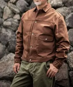 新品　BONCOURA ブラウンダック Gジャン 1st type
