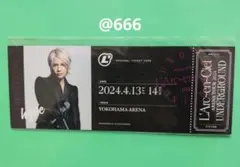 LArc～en～Ciel　ラルくじ　ガチャ　hyde　埼玉　ピクチャーチケット 2026年最新】ラルク チケットの人気アイテム - メルカリ