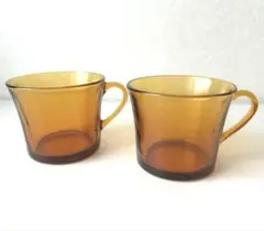 【DURALEX】デュラレックス アンバー カップ 2個セット フランス製