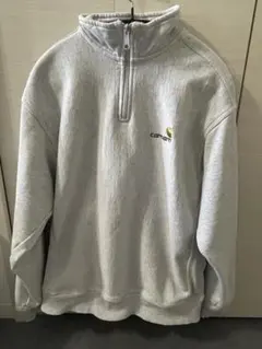 Carhartt グレー ハーフジップスウェット