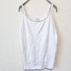 TIME AND TRU タイム アンド トゥルー【XL】ホワイト キャミソール