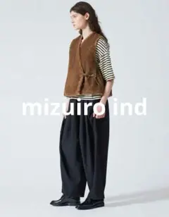 半額！ミズイロインドmizuiro ind イミテーションファーショートベスト