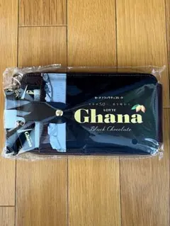 LOTTE ガーナブラックチョコレート スマホショルダー