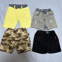 100 まとめ売り　ショートパンツ　半ズボン　4枚セット