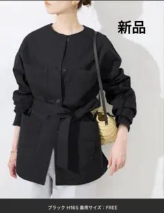 SLOBE IENA ノーカラーサファリブルゾンのサムネイル