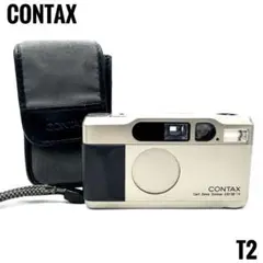 【美品/動作確認済】CONTAX T2 チタンゴールド Carl Zeiss CONTAX T2 Titan GOLD - 三葉堂寫眞機店オンラインストア