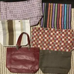 unjourunsac 6個セット 肩掛け可　アンジュールアンサック　トート