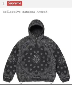 Supreme Reflective Bandana Anorak 黒 L - メルカリ