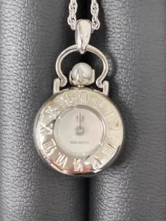 MIKIMOTO ミキモト 真珠 ペンダントウォッチ チャームチェーン 懐中時計 世界で初めて真珠の養殖に成功したことで知られるMIKIMOTOから