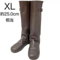 セール❤️裏ボア ロングブーツ XL ブラウン 25cm スエード調 防寒 厚底