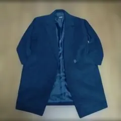 【最終価格】HK WORKS LONDON　チェスターコート　ネイビー　シンプル