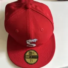 T*i様 Supreme × New Era 59FIFTY キャップ 赤 ボッ