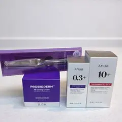 韓国コスメおまとめ　バイオヒールボ　3D Lifting クリーム　アヌア美容液