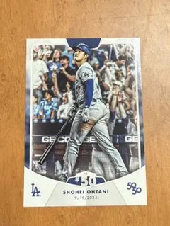 大谷翔平 Topps MLB 50/50 50号 ホームラン