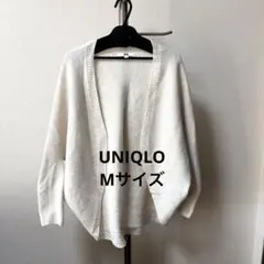 UNIQLO 3Dスフレヤーンカーディガン　オフホワイト Mサイズ　ユニクロ