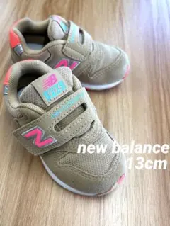 New Balance 996 ベージュ/ピンク 13cm