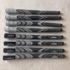 elite grips M58 8本セット　ゴルフ　グリップ　エリート　黒のサムネイル