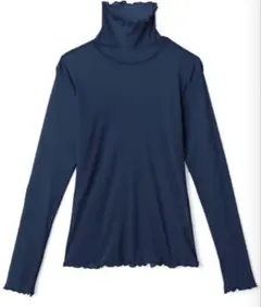【GRL】タートルネックメロウシアートップス[dk867] ネイビー 今田美桜