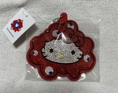 【新品未開封】ハローキティ　ミャクミャク　キラキラレザーマスコットチャーム