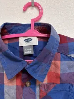 OLD NAVY チェックシャツ 12-18M