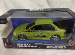 ワイルド スピード ランサーエボレーションⅦミニカー ライムグリーン
