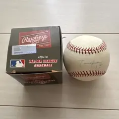 Rawlings MLB 公式サインボール ケース付 イチロー選手 51 中古品