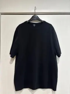 ユニクロ ウォッシャブルミラノリブニットTシャツ XXL