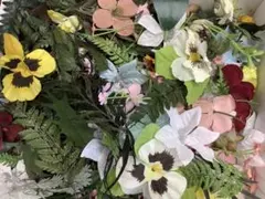 アートフラワー材料 造花多色セット
