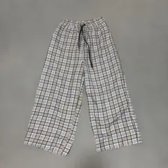 チェック柄 ワイドパンツ Fサイズ　WEGO