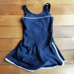 女の子用 120 ネイビー水着 スカート付き