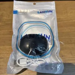 黒LANXUN製ワイヤレスイヤホン 充電ケース付