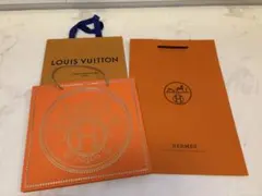 LOUIS VUITTON & HERMES ショップ袋セット