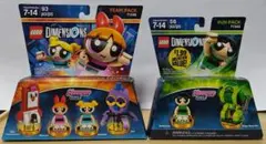 パワーパフガールズ　レゴ　チームパック　フィギュア　2種セット