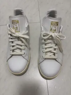adidas Stan Smith スニーカー　ホワイト／ゴールド　２５センチ