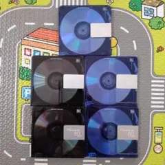 MD 80분 미니 디스크 5장 세트