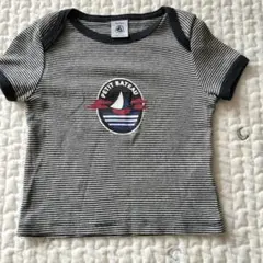 プチバトー　　ストライプTシャツ