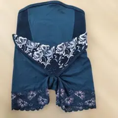 Мサイズ　マタニティ 腹帯 ガードルタイプ　ネイビー×ピンクワコールWacoal