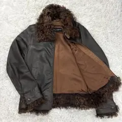 ☆超高級品☆ DOLCE&GABBANA カンガルーレザージャケット　イタリア製