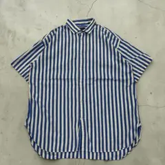 RALPH LAUREN ラルフローレン　半袖シャツストライプシャツ　9