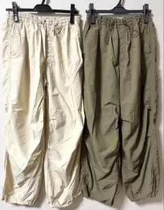 UNIQLO パラシュートパンツ 2色セット