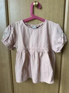 新品　バースデー　ピンク 花柄刺繍