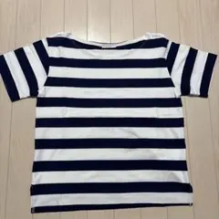 BAYFLOW ネイビーとホワイトストライプ 半袖Tシャツ サイズ2