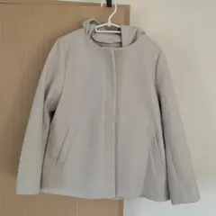 GLOBAL WORK フード付きジャケット ベージュ